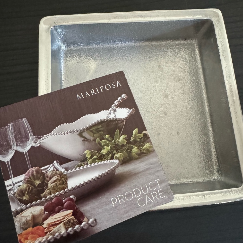 Mariposa Napkin Box NEW IN BOX